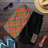 Ross Ancient Tartan Crest Men's Short - Cross Style